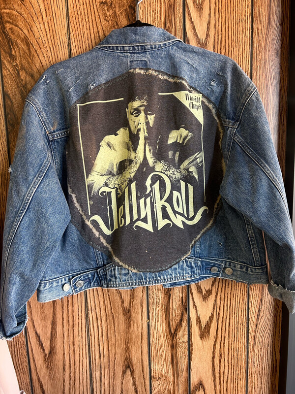 Jelly Roll Denim Jacket- XL