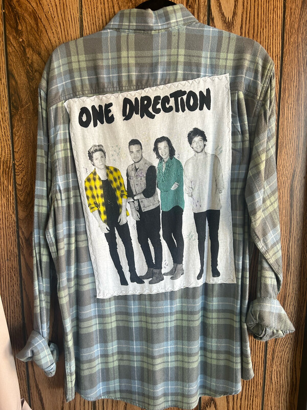 One Direction Flannel -large