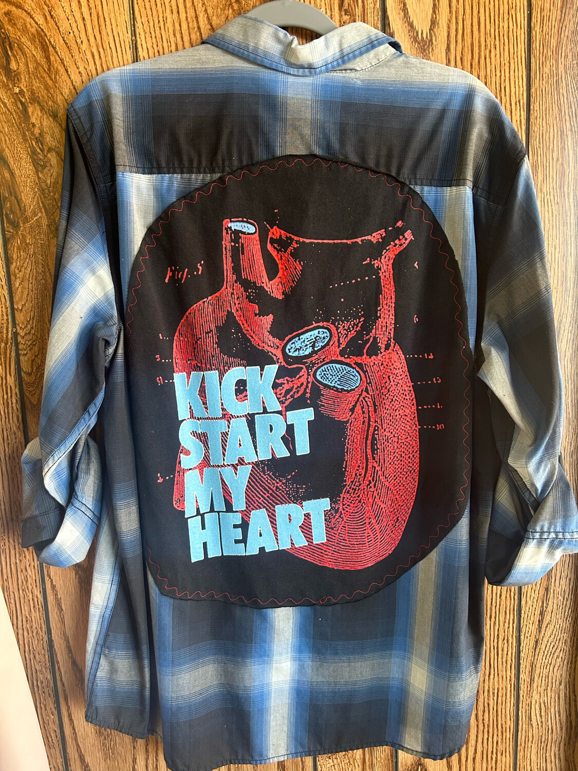 Kick Start My Heart Flannel - large