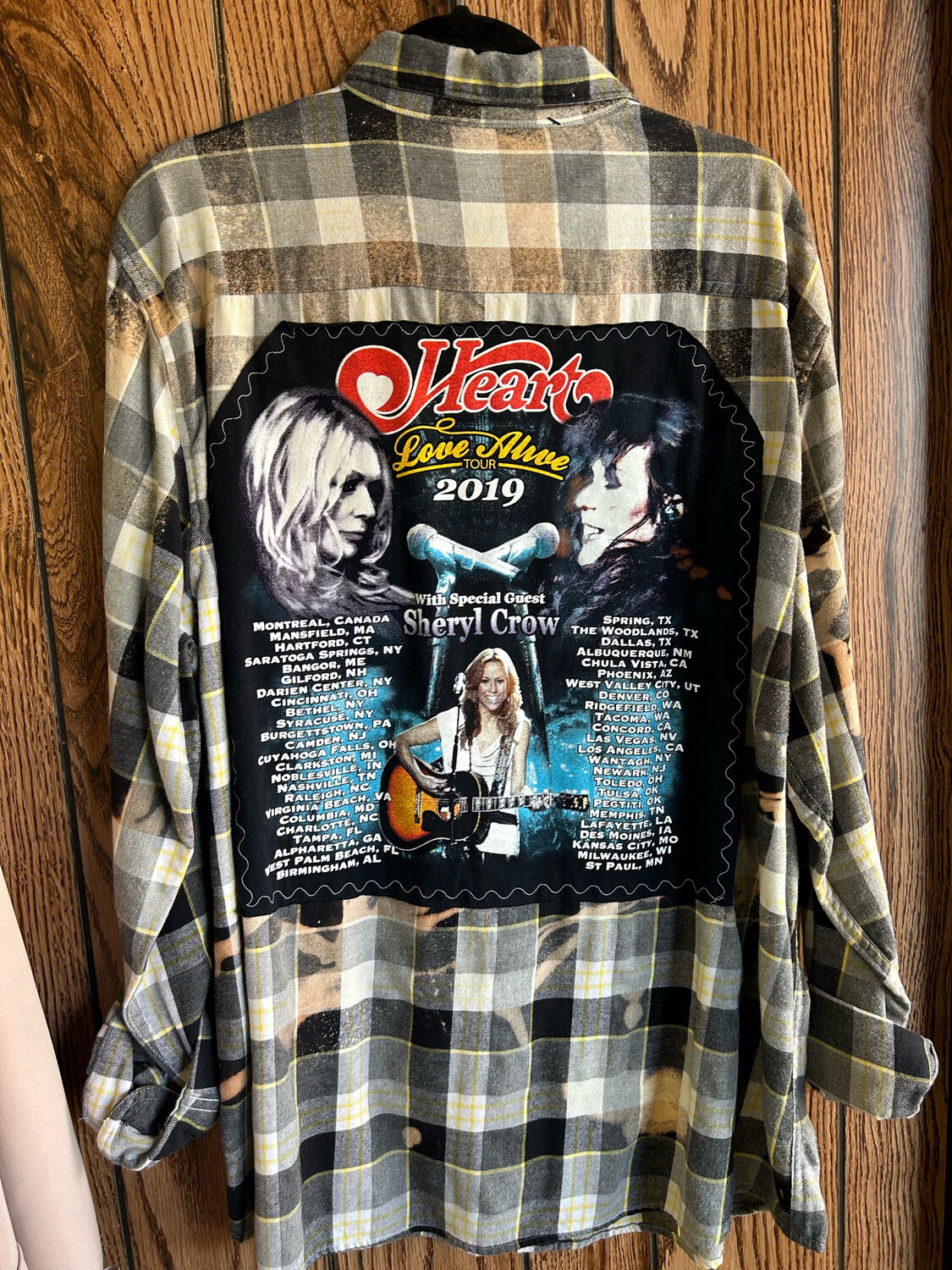 The Band Heart Flannel-medium