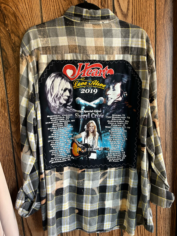 The Band Heart Flannel-medium