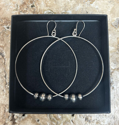 Navajo Pearl Hook Earrings