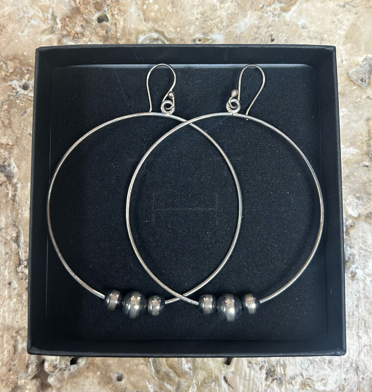 Navajo Pearl Hook Earrings