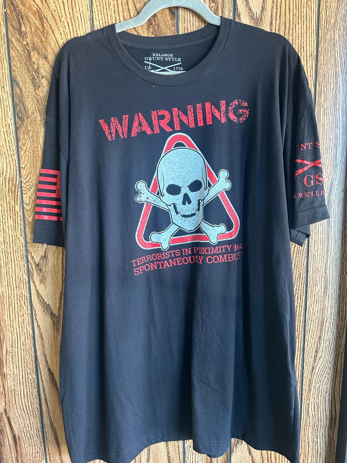 Warning Tee- 2XL