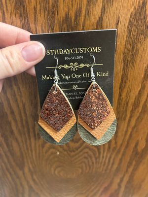 Leather Earrings