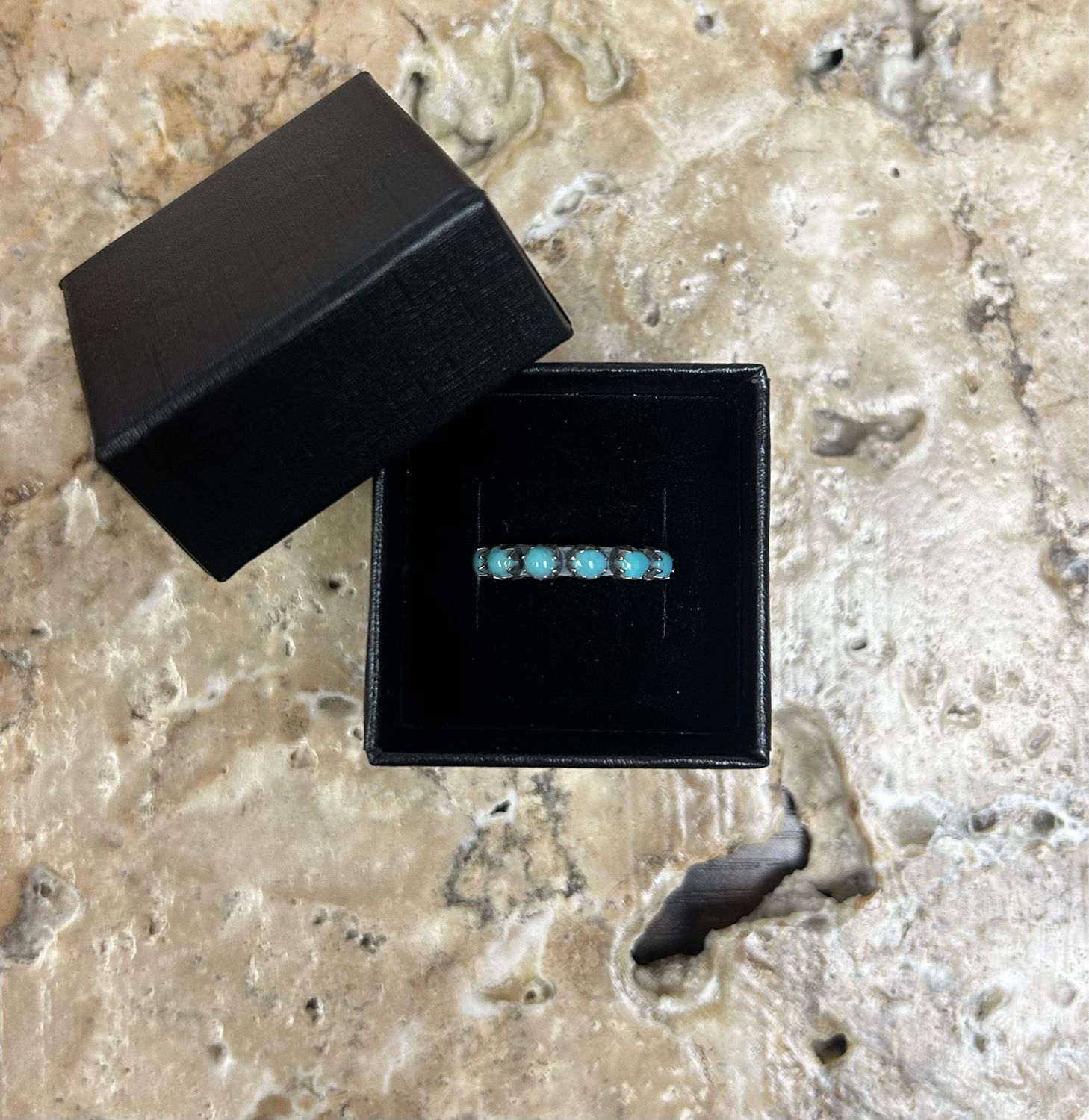 Turquoise Studded Band