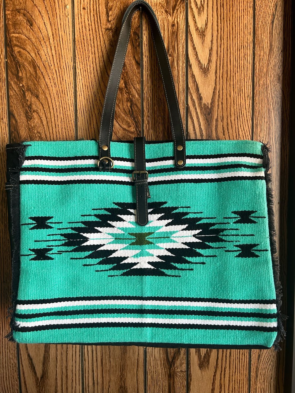 Riverbend Serape Weekender Bag