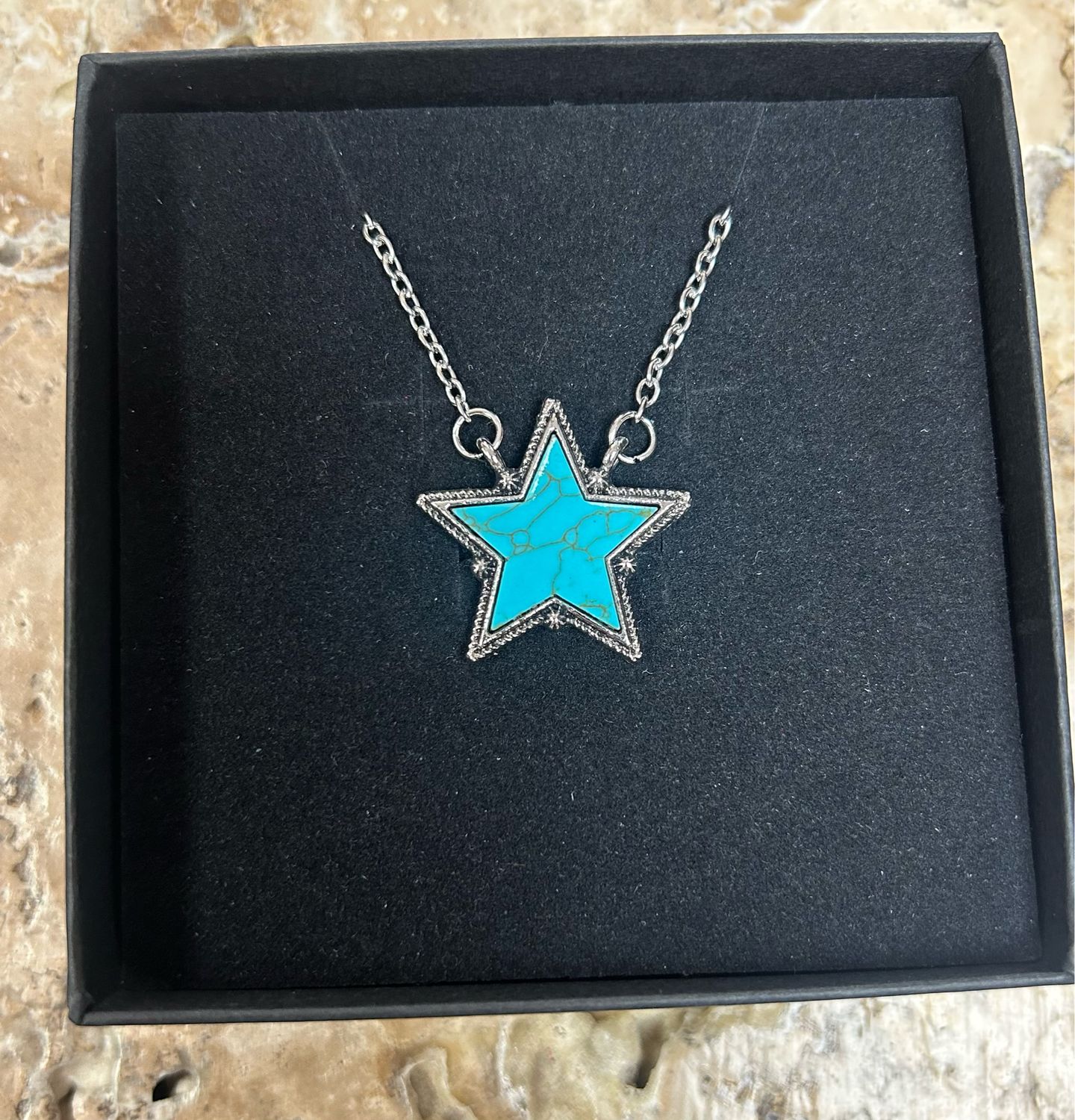 Star Necklace, Color: Turquoise