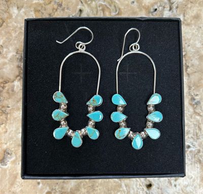 7 Stone Earrings