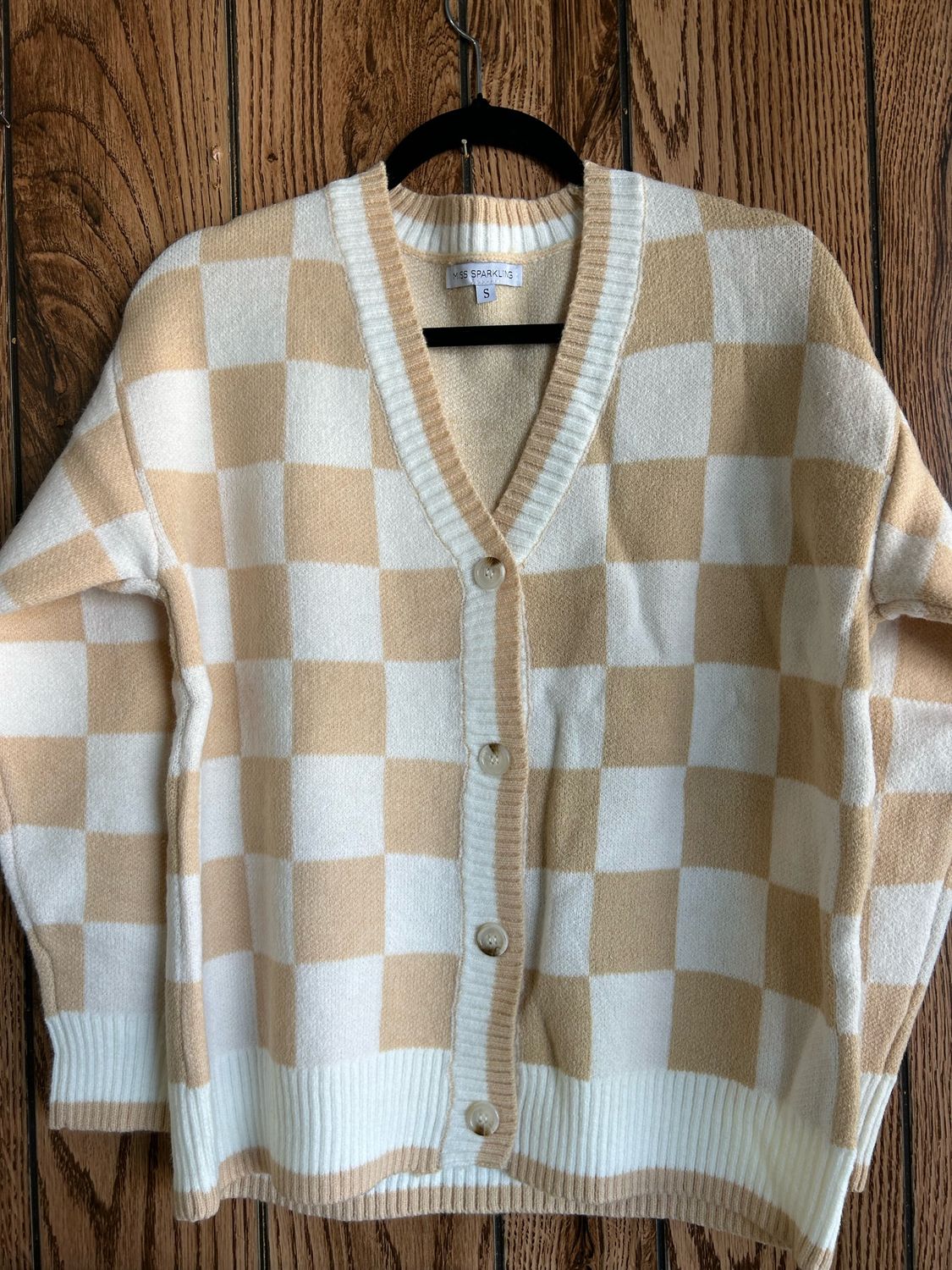 Checkered Cardigan