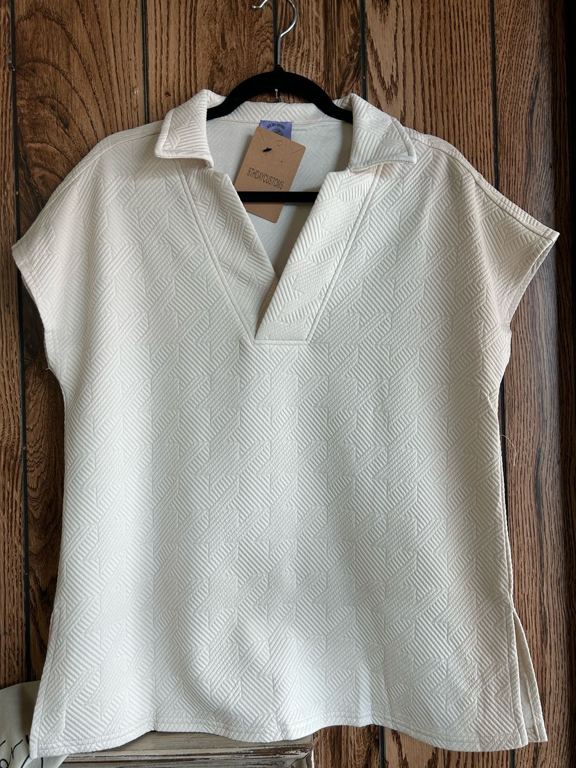 Casual Collared Short Sleeve Shirt