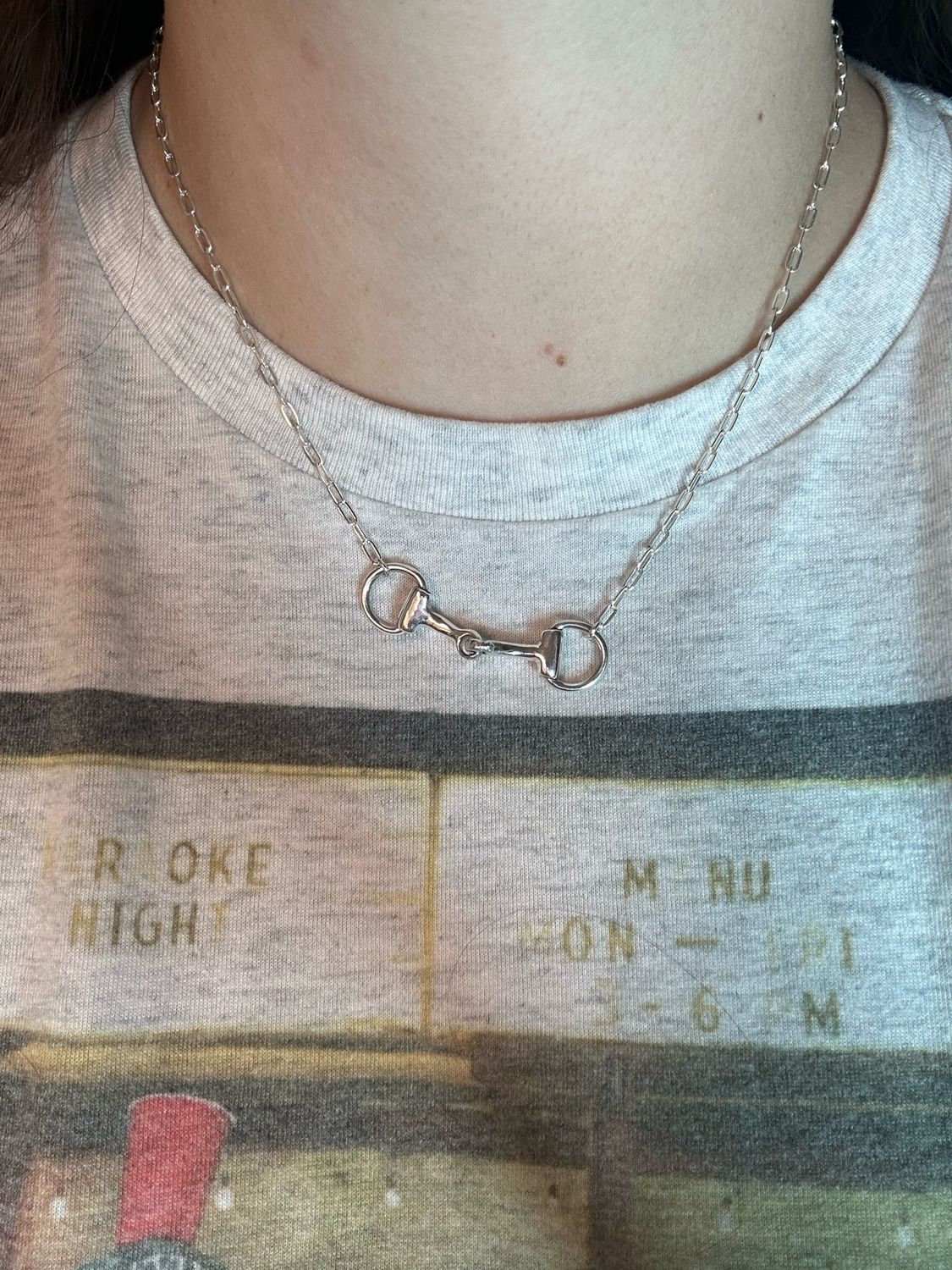 Snaffle Bit Necklace