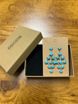 Turquoise Chandelier Earrings