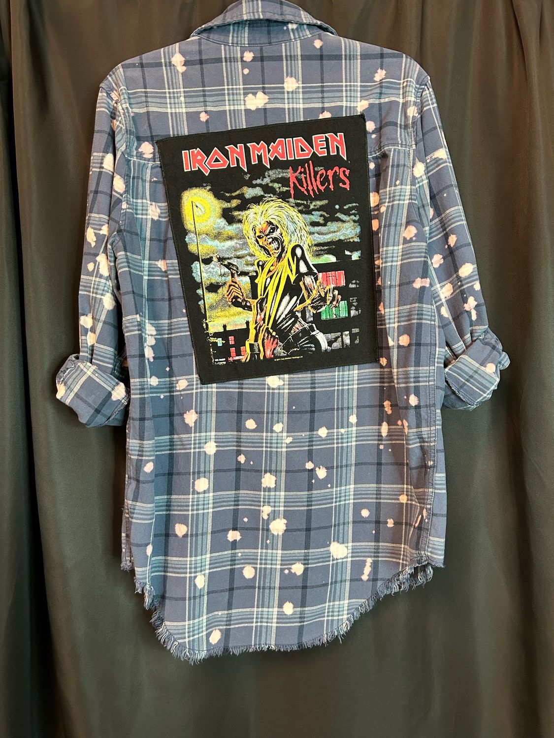 Iron Maiden Blacklight Flannel - Large