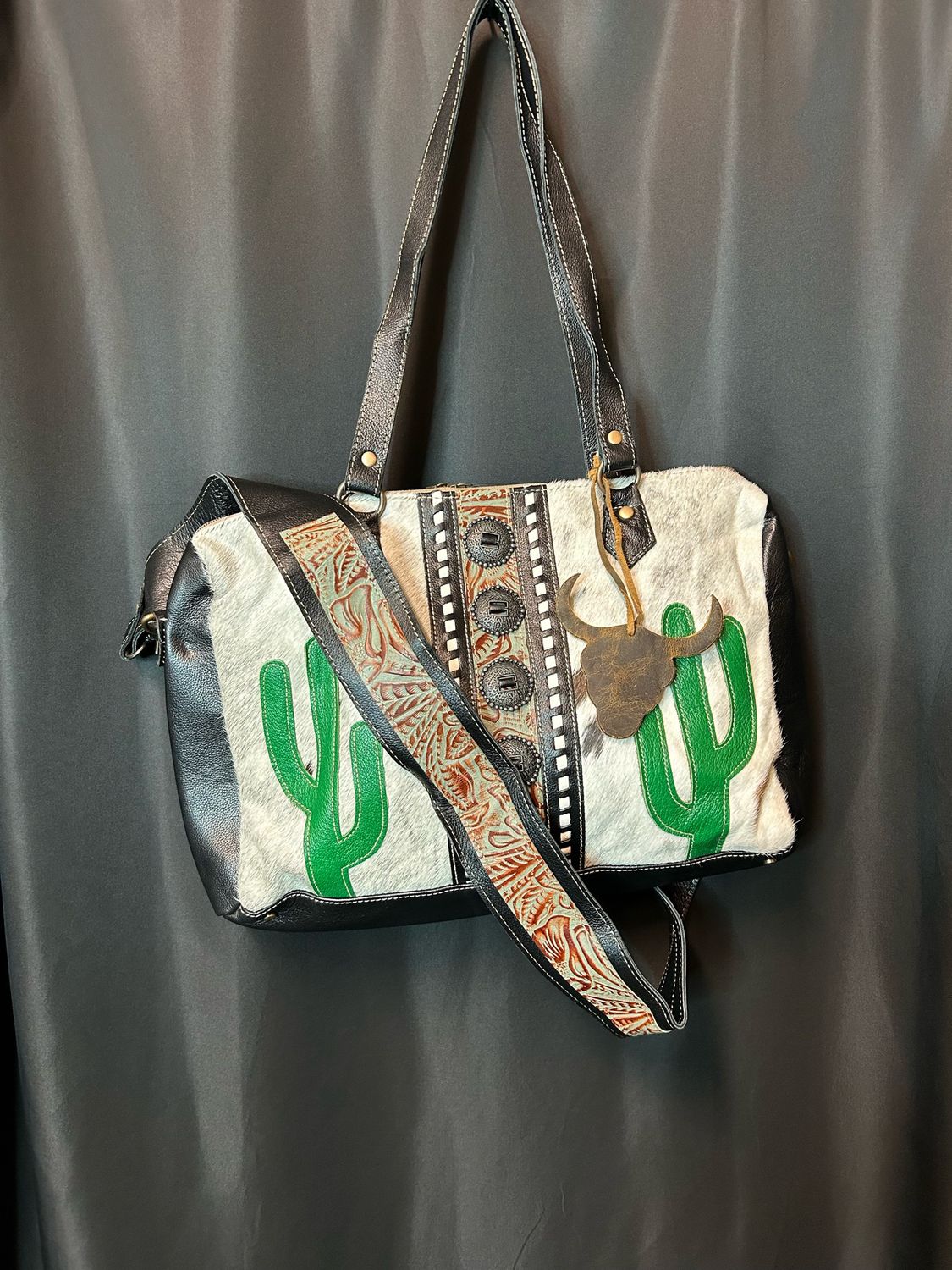Little Succulents Mini Duffle