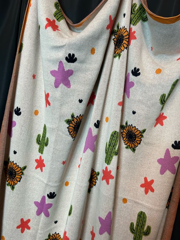 Desert Bloom Bandana Throw