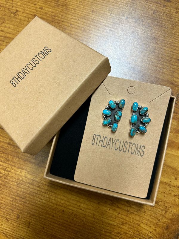 Half Cluster Earrings