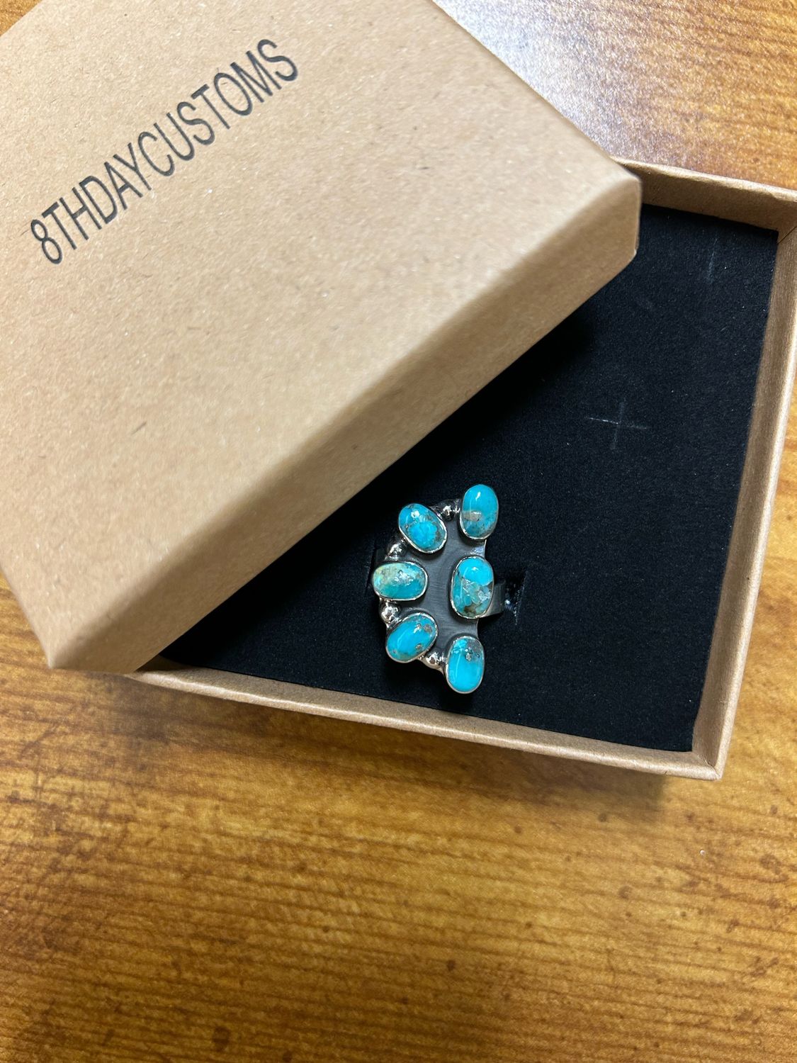 Half Cluster Ring - Adjustable