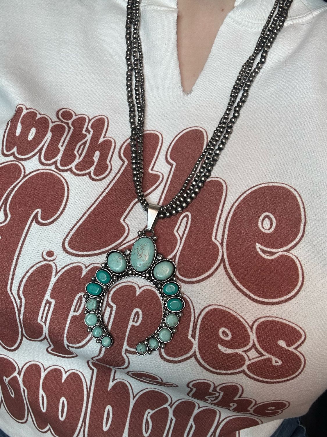 Rio Verde Squash Blossom Necklace