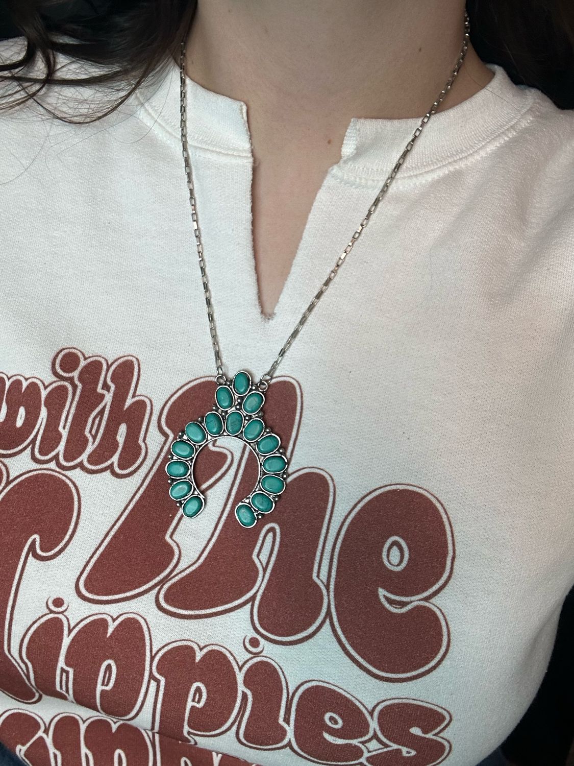 High Mesa Squash Blossom Necklace