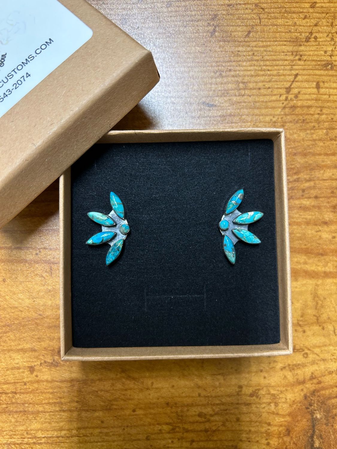 Half Flower Cluster Earrings