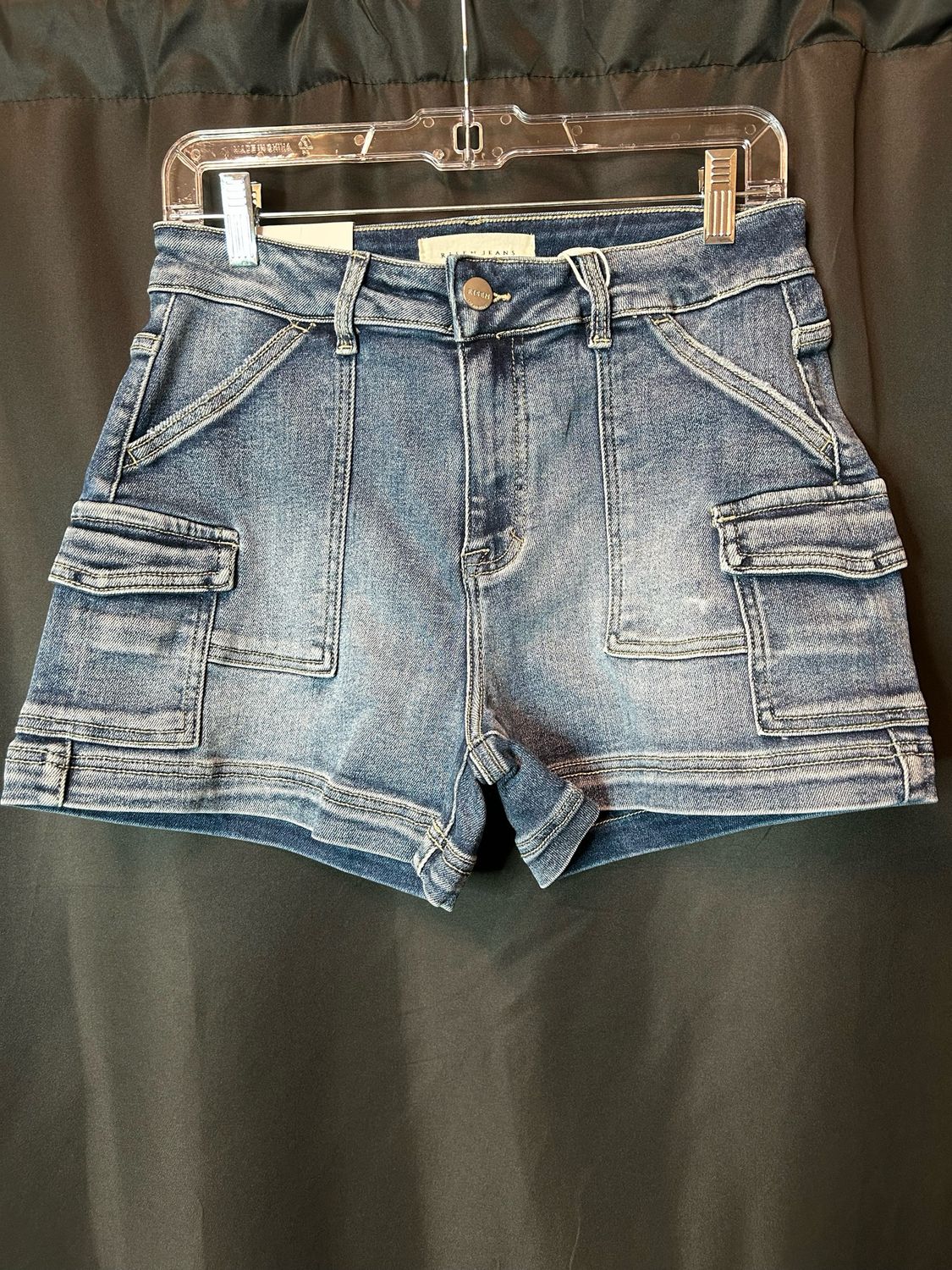 Risen High Rise Medium Cargo Shorts