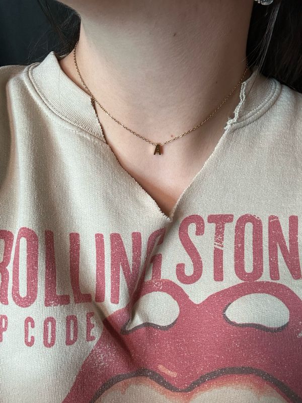 Gold Initial Necklace