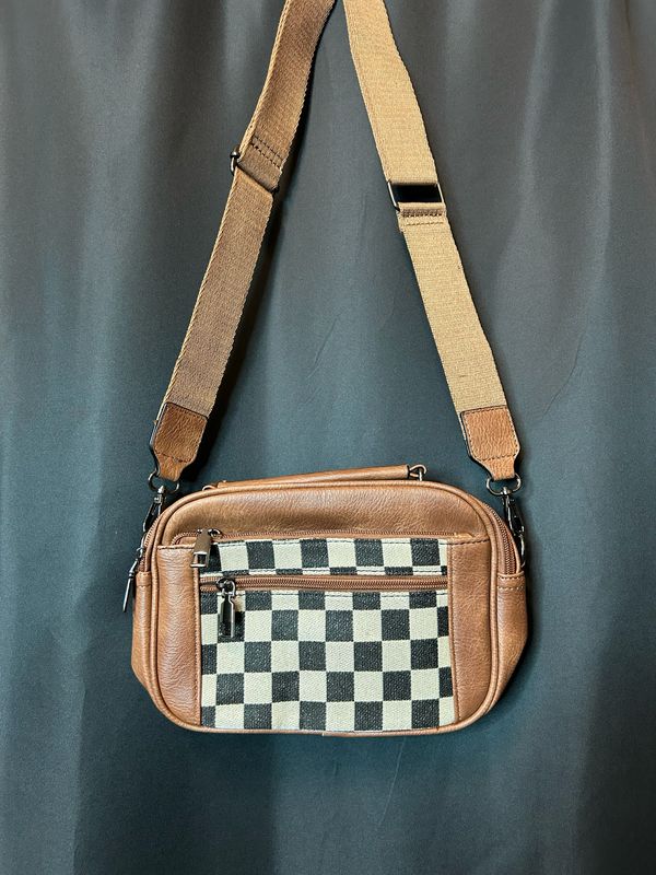 Checkered Shoulder Bag