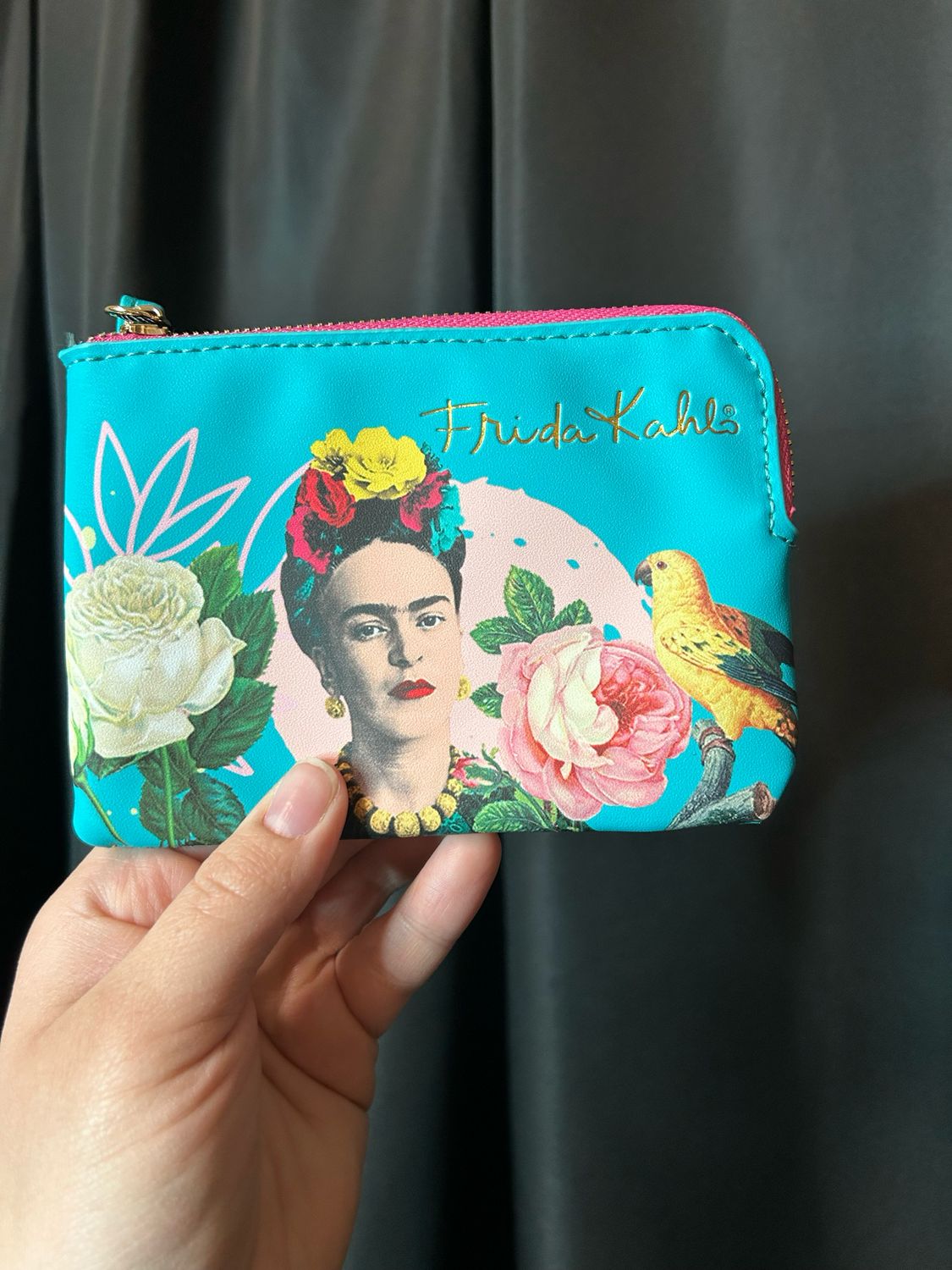 Frida Kahlo Zip Coin Bag