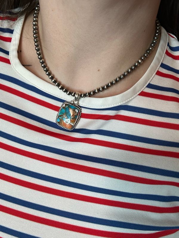 Square Spiny Oyster Pendant
