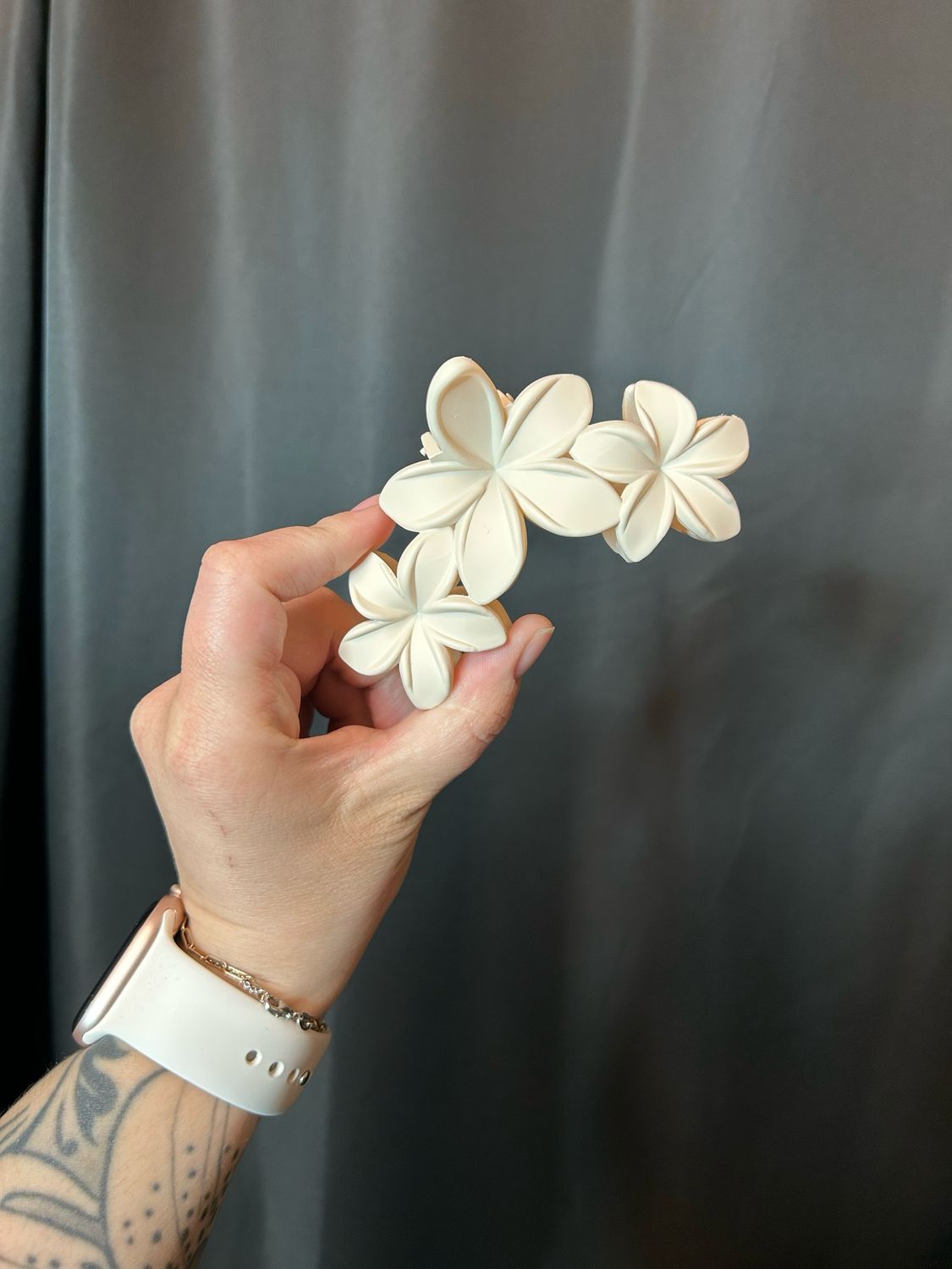 Flower Hair Clip - L/XL, Color: Pink