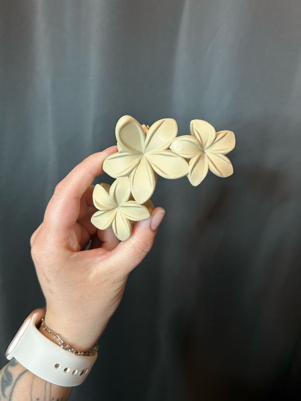 Flower Hair Clip - L/XL