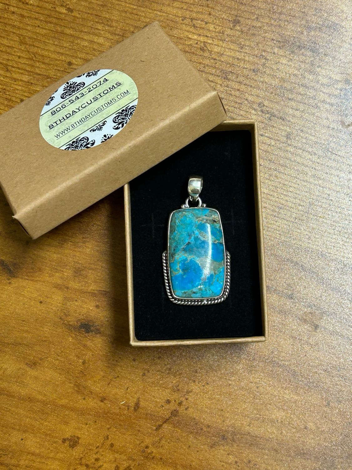 Ocean Rectangular Pendant