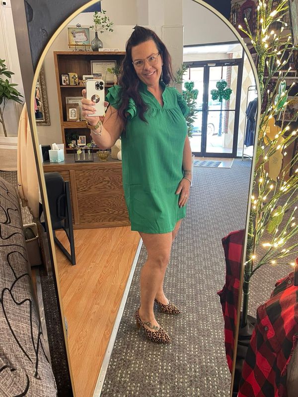 Lotus V Neck Dress