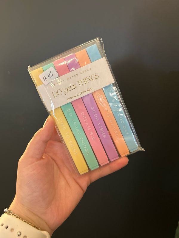 Do Great Things Highlighter Set