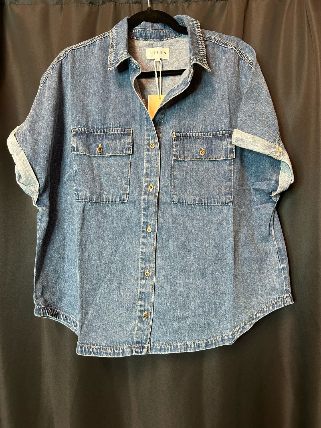 Risen Oversized Denim Shirt
