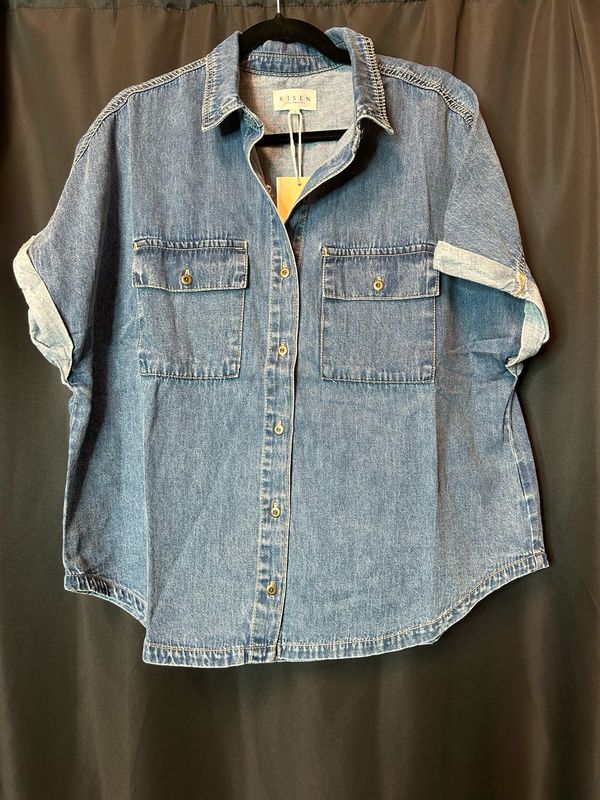 Risen Oversized Denim Shirt