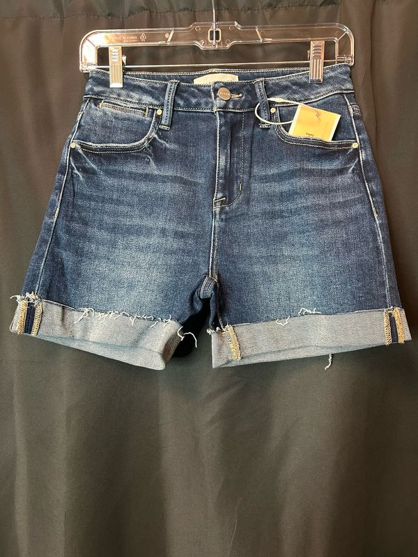 Risen High Rise Cuffed Shorts