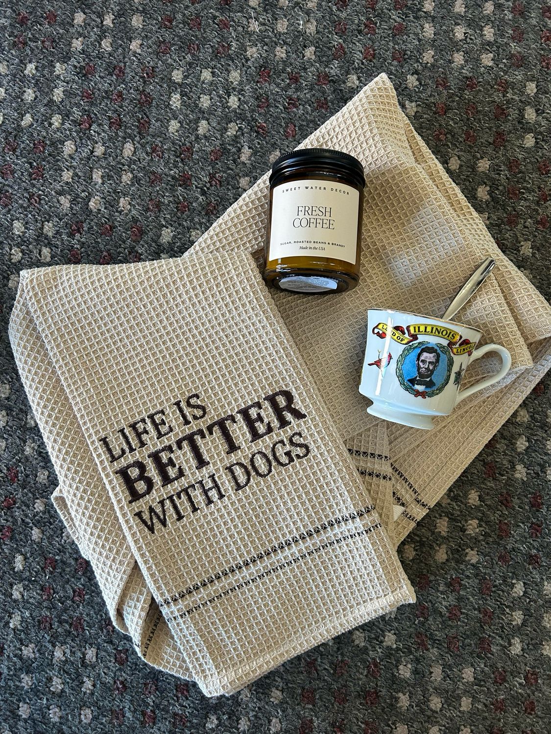 Life is Better with Dogs Dish Towel (Set of 2)