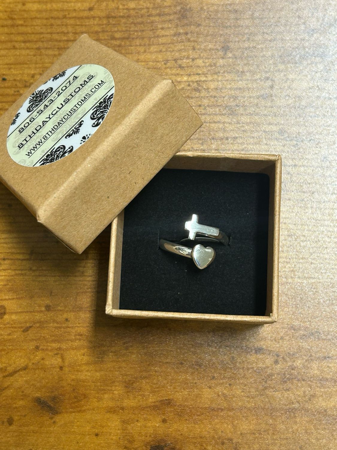 Cross Heart Ring