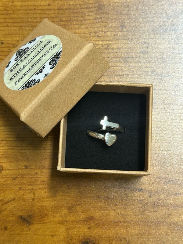 Cross Heart Ring