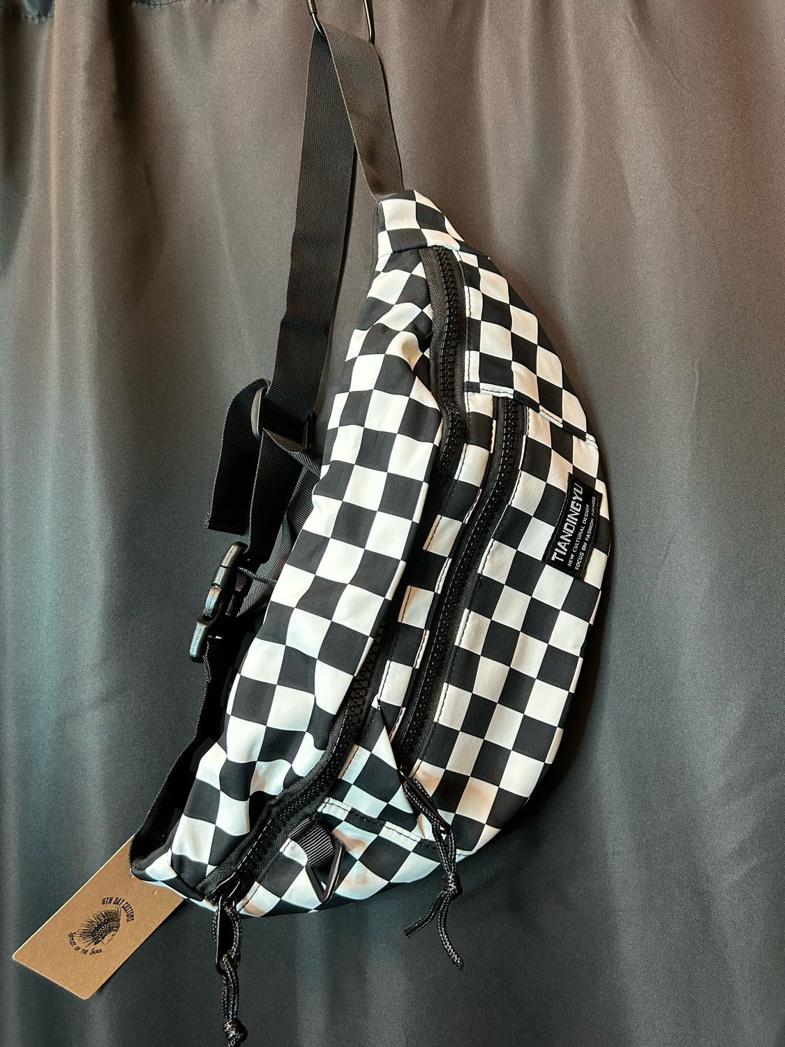 Checkered Sling Bag