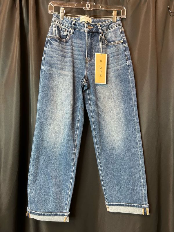 Risen Mid Rise Boyfriend Jean