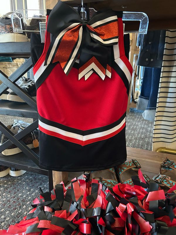 Red &amp; Black Cheer Uniforms