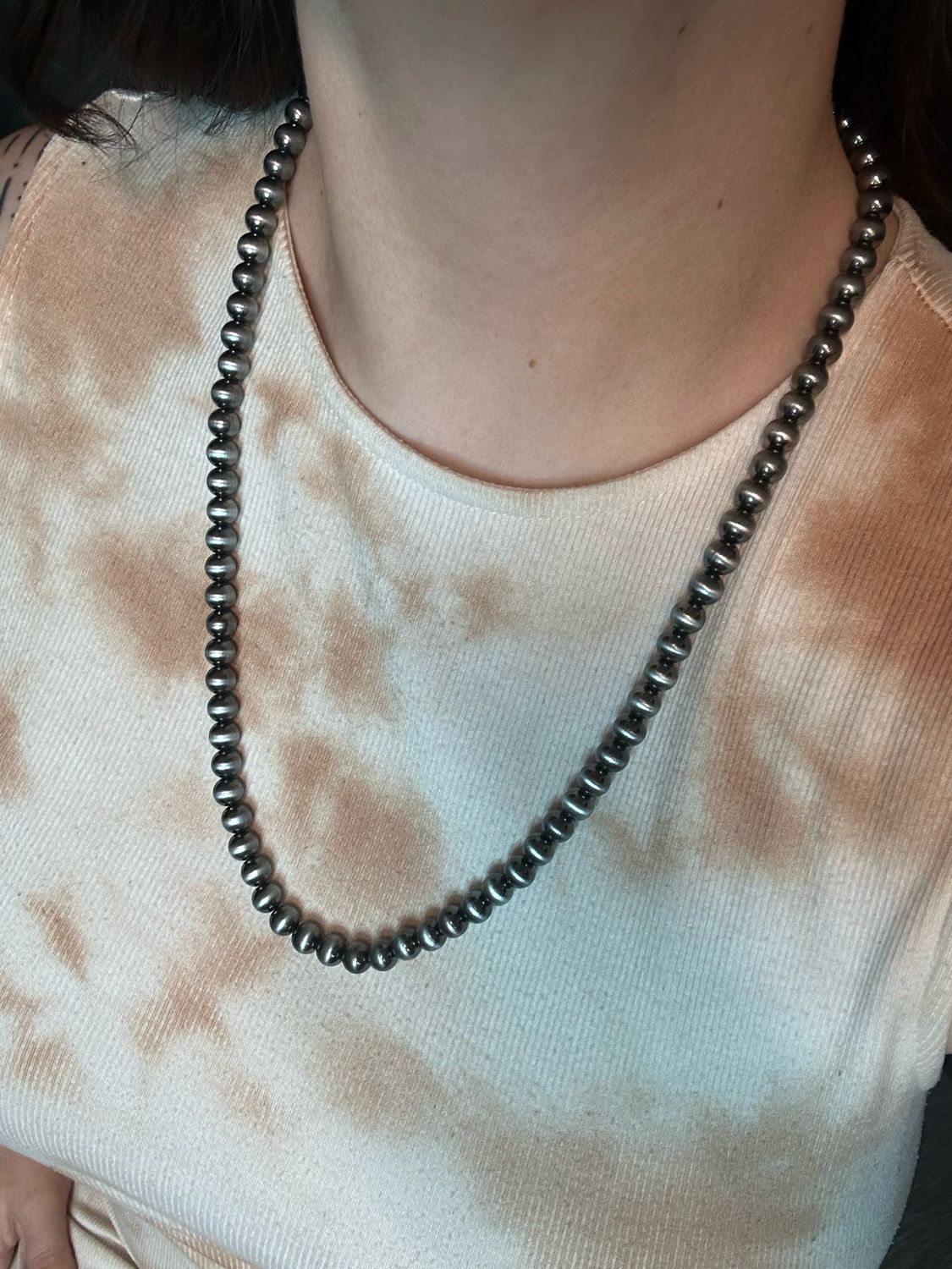8MM Faux Navajo Pearls