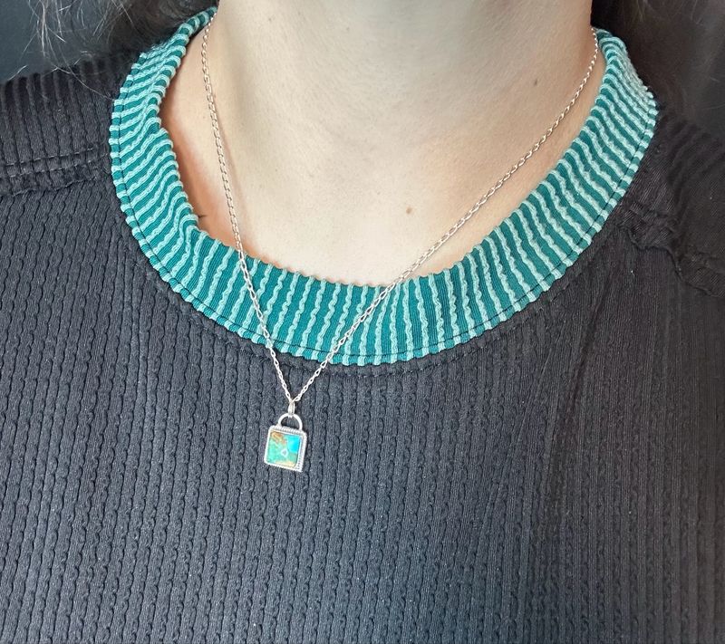 Square Pendant Necklace