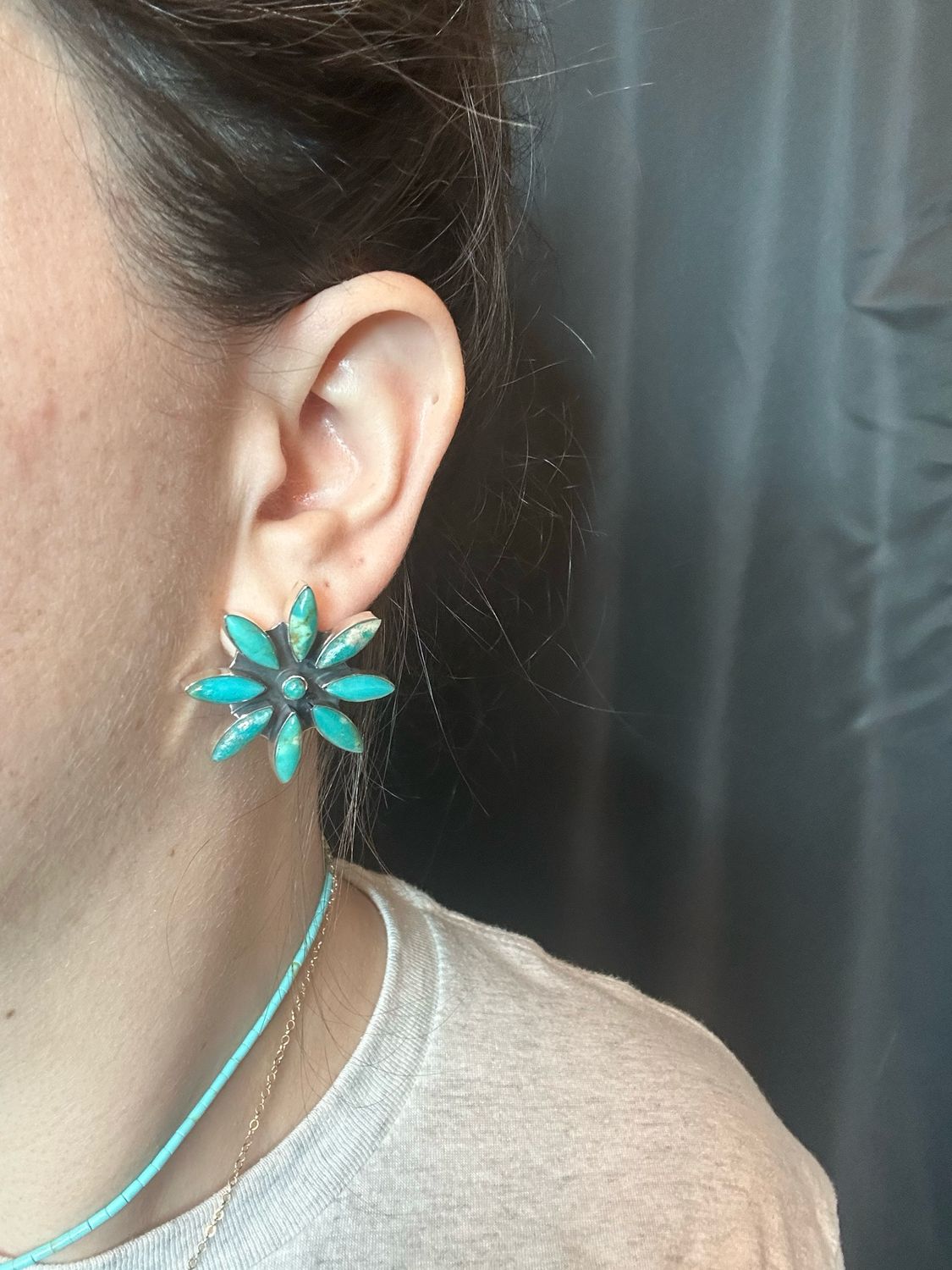 Sunflower Cluster Earrings