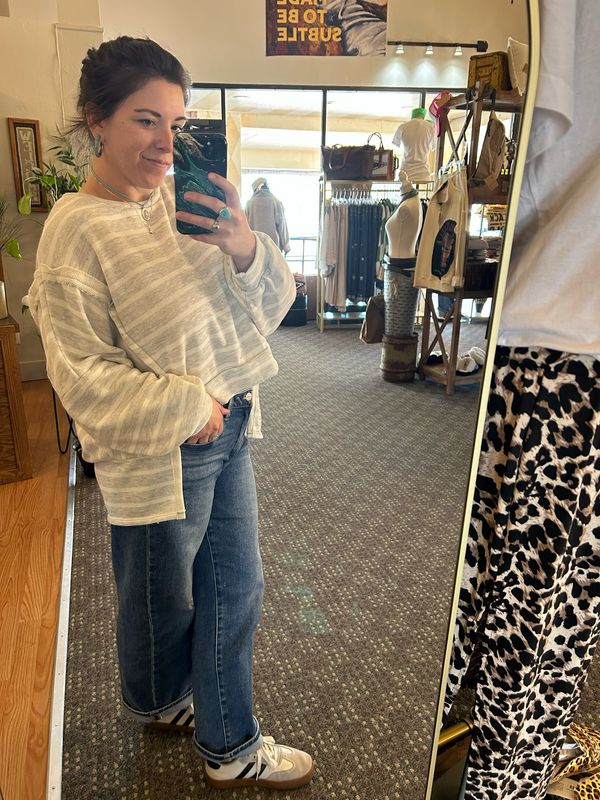 Striped Pullover Top