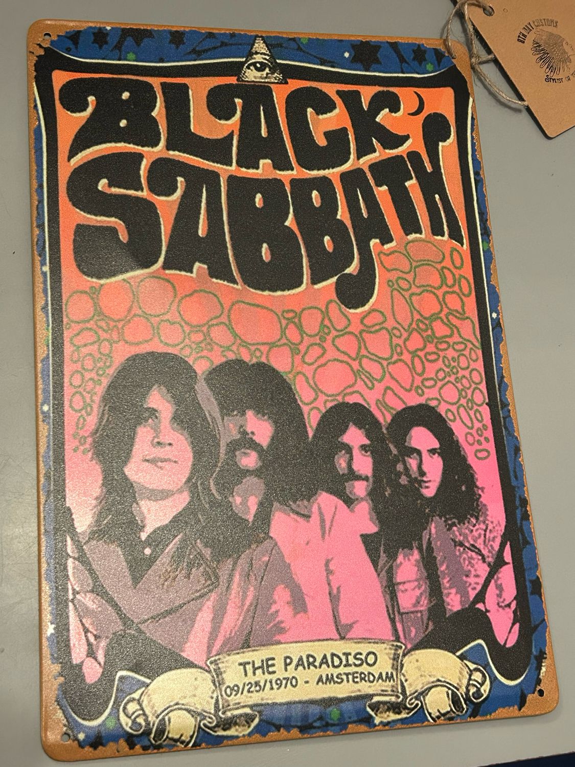 Black Sabbath Tin Art