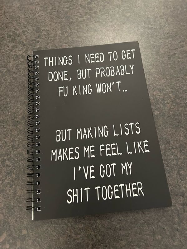 Things I Need to Get Done Journal